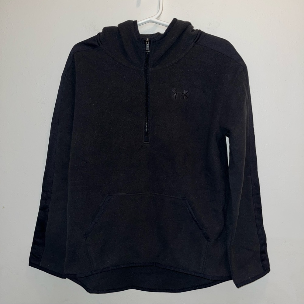 New with Tags Under Armour Fleece Quarter Zip Pullover Girls Size Medium